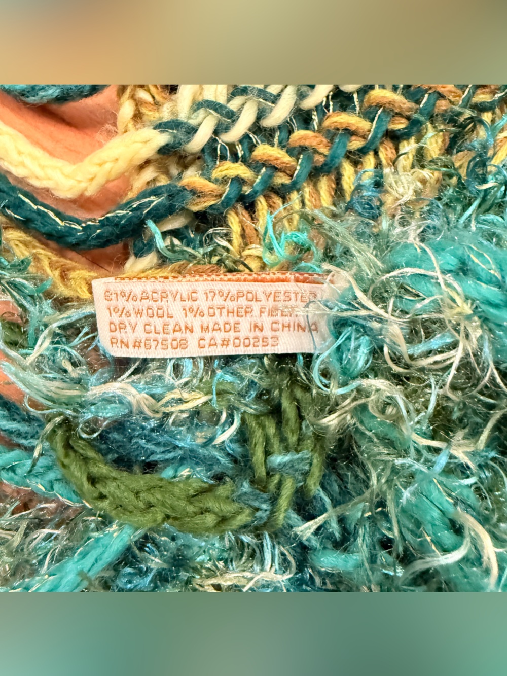 CollectionEighteen Boho Lightweight Fringe Scarf - Picture 6 of 7
